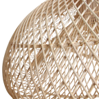 Maze Organic XL rattan pendant light - Ø 75 x 31 cm