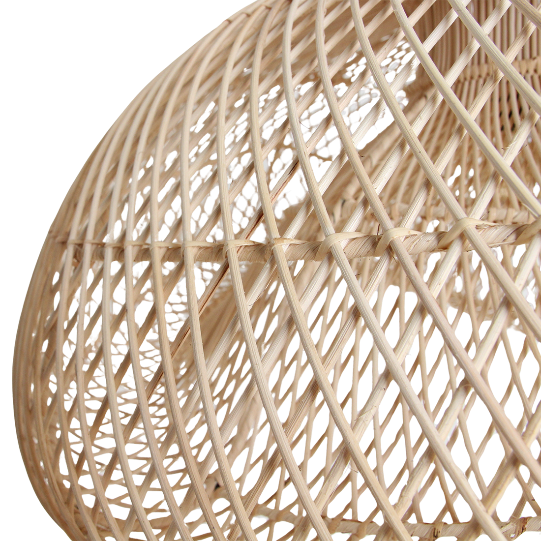 Maze suspension en rotin Organic XL - Ø 75 x 31 cm