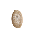 Luna Halo Rattan Pendant Light - Ø 40 x 60 cm