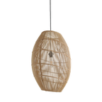 Luna Halo Rattan Pendant Light - Ø 40 x 60 cm