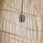 Luna Halo Rattan Pendant Light - Ø 40 x 60 cm