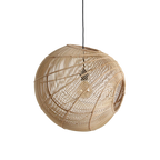 Luna Rattan Sphere Pendant Light - 50 x 52 x 50 cm