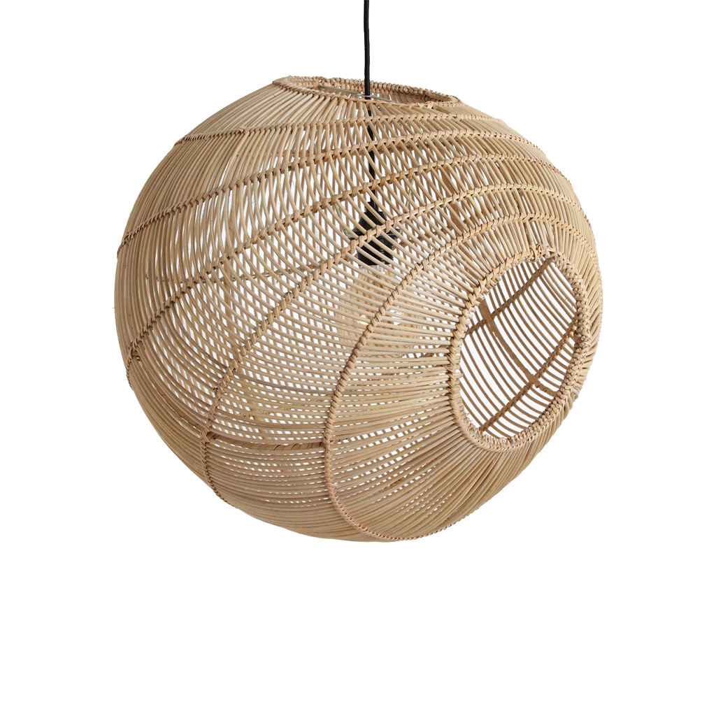 Luna Rattan Sphere Pendant Light - 50 x 52 x 50 cm