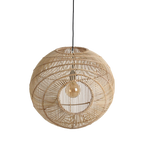 Luna Rattan Sphere Pendant Light - 50 x 52 x 50 cm