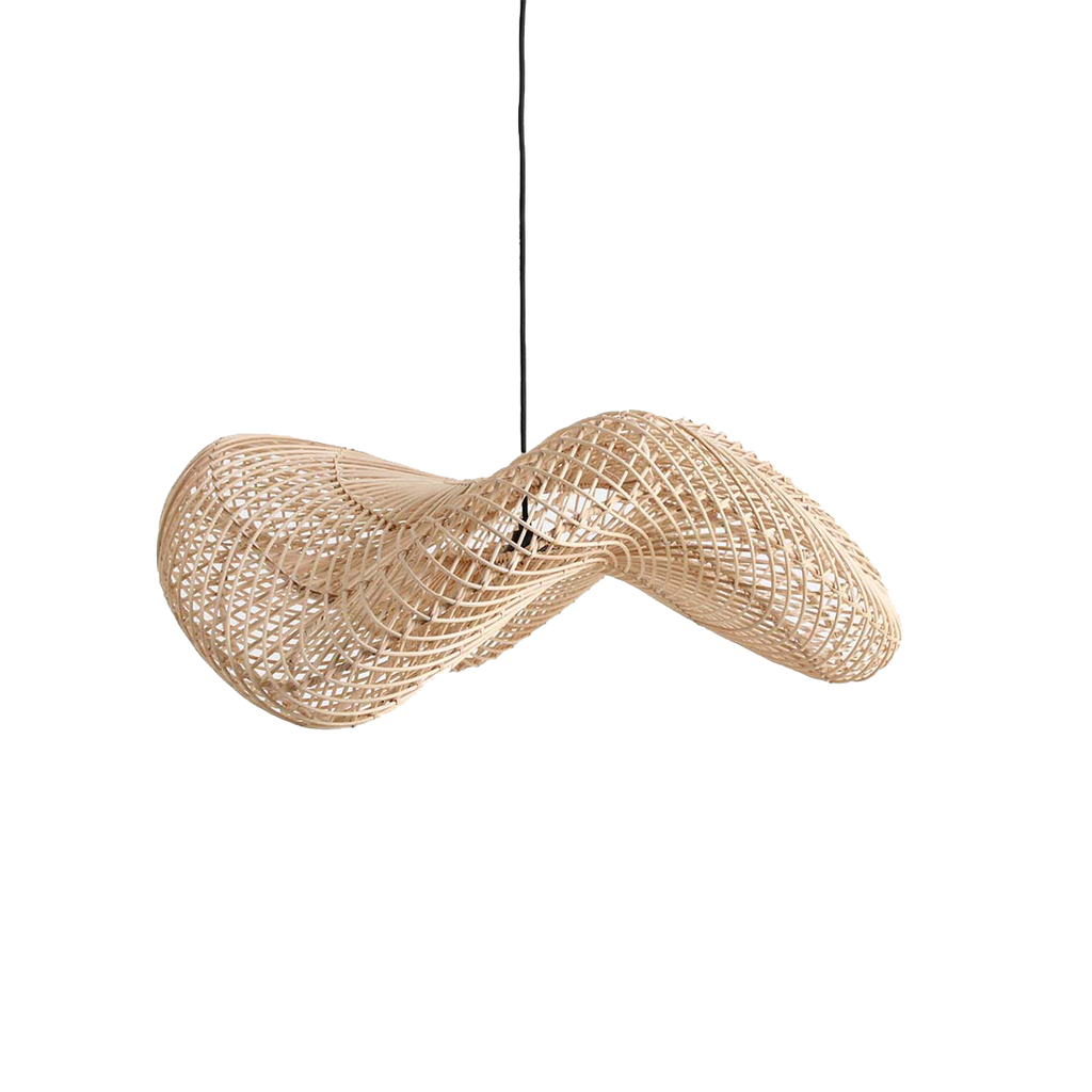 Suspension Wave en rotin - Élégance Naturelle pour Votre Intérieur