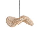 Suspension Wave en rotin - Élégance Naturelle pour Votre Intérieur