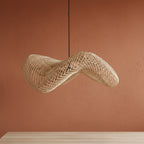 Wave Rattan Suspension Lamp L - Ø 71 x 26 cm