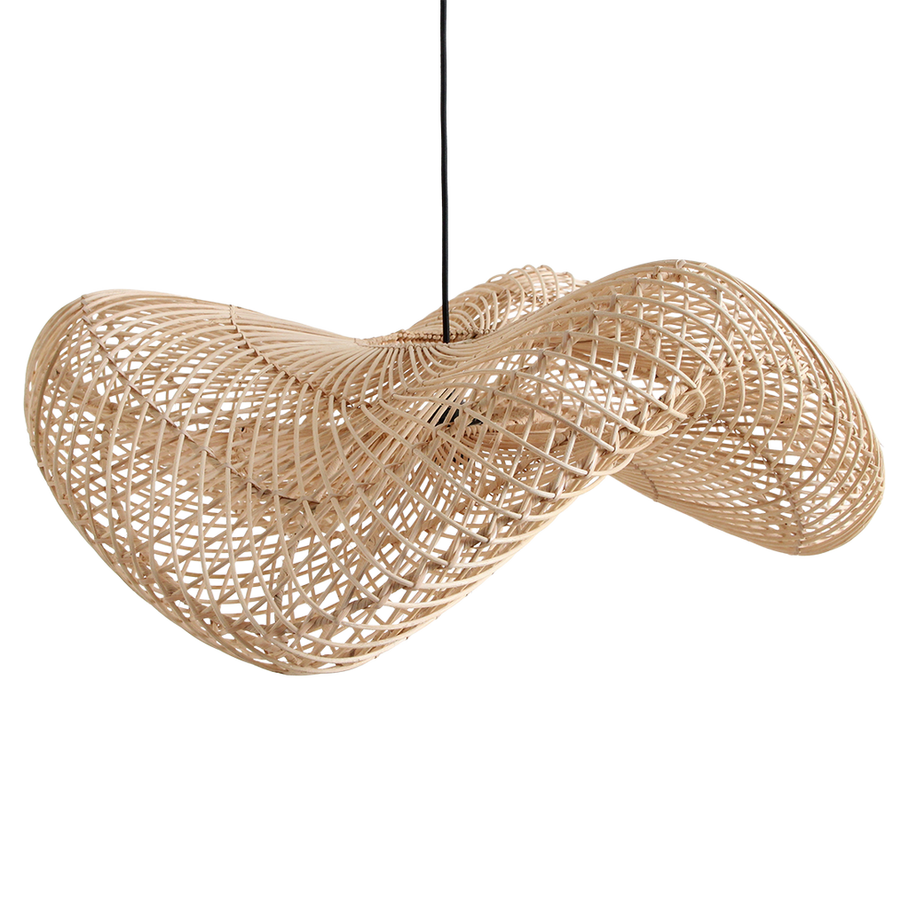Suspension Wave en rotin - Élégance Naturelle pour Votre Intérieur