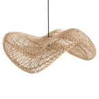 Suspension Wave en rotin - Élégance Naturelle pour Votre Intérieur