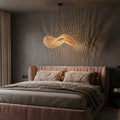 Wave Rattan Suspension Lamp L - Ø 71 x 26 cm