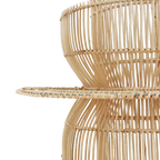 Saturn rattan wall lamp - 33 x 52 x 55 cm