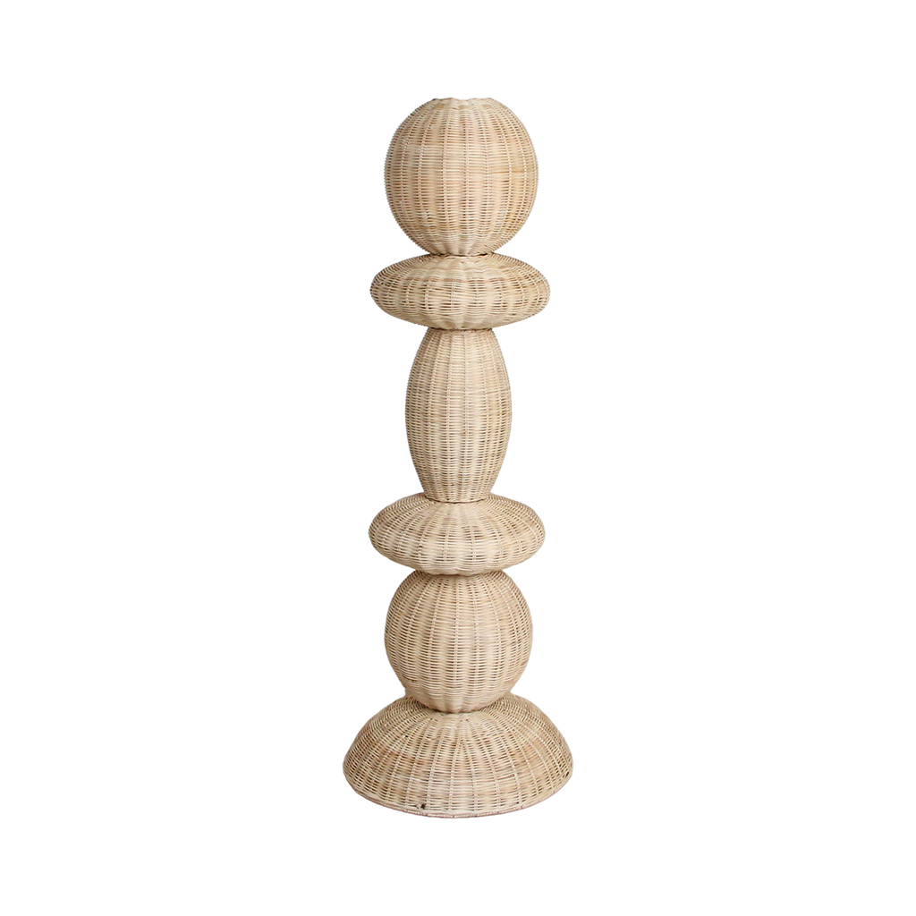 Tao Rattan Floor Lamp - 140 cm
