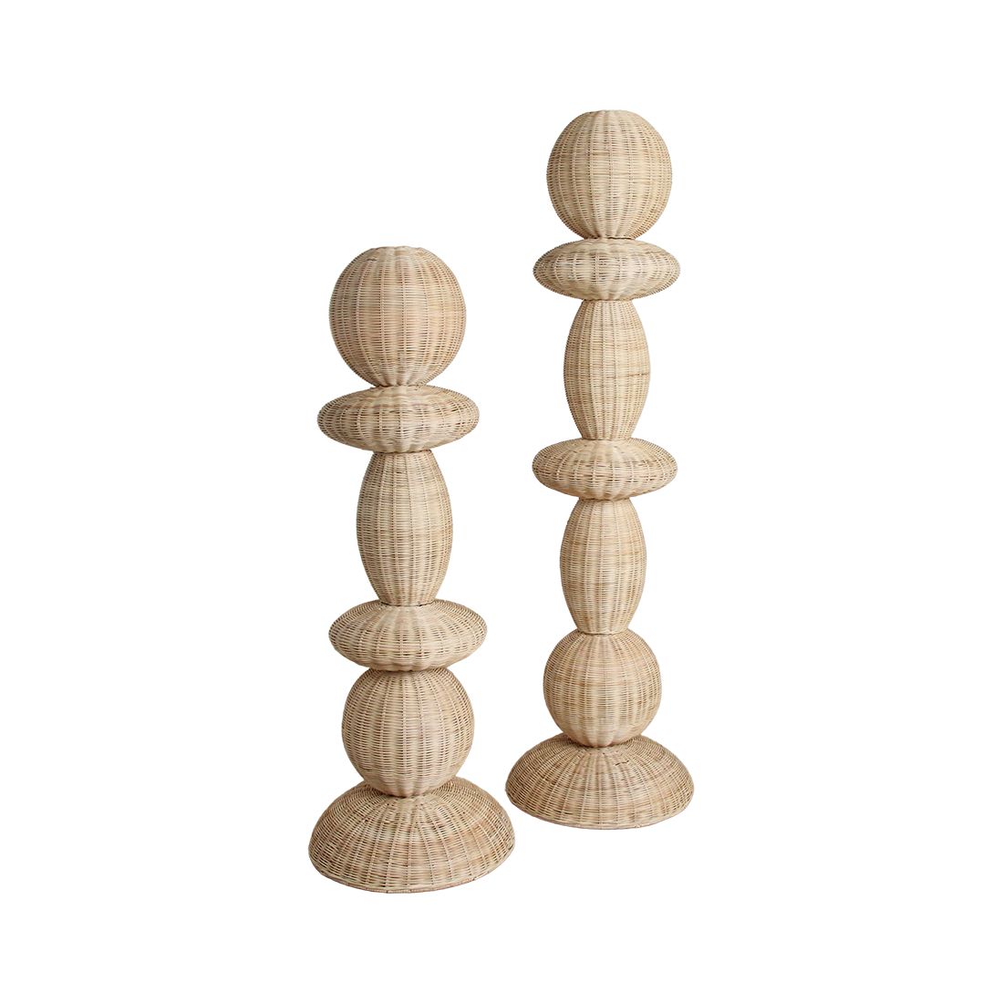 Tao Rattan Floor Lamp - 140 cm