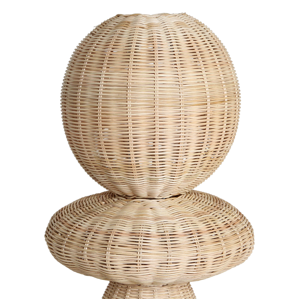 Tao Rattan Floor Lamp - 140 cm