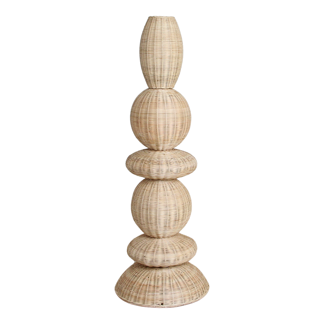 Tao Rattan Floor Lamp - 140 cm