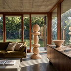 Tao Rattan Floor Lamp - 140 cm