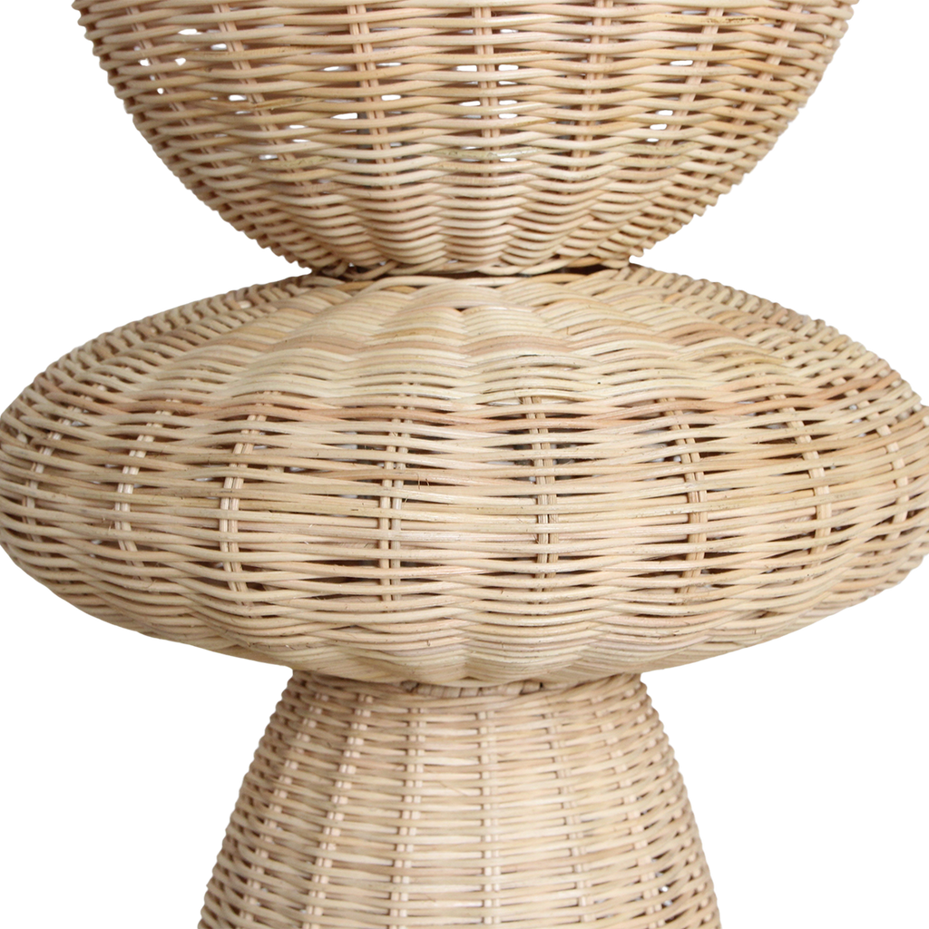 Tao Rattan Floor Lamp - 140 cm