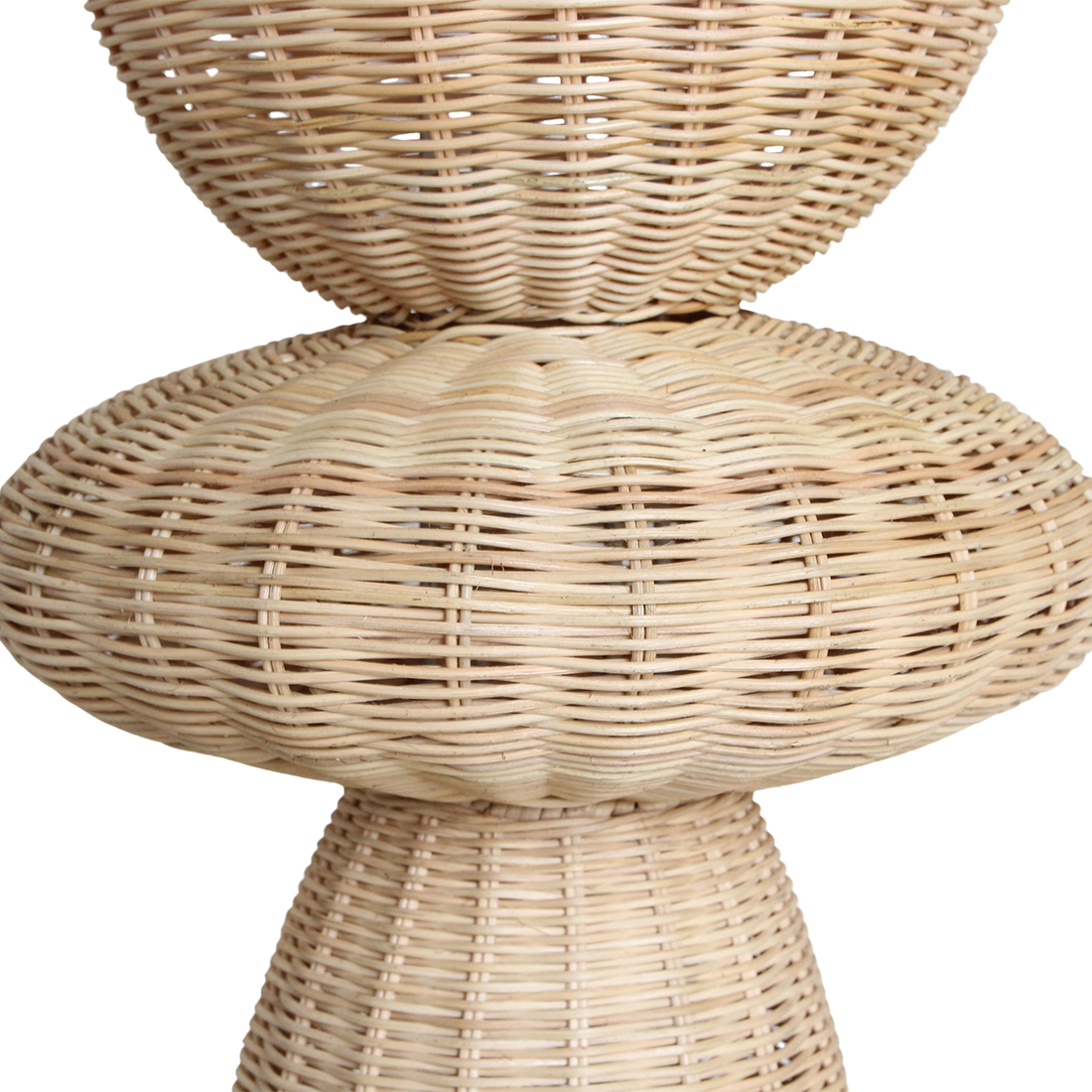 Tao Rattan Floor Lamp - 140 cm