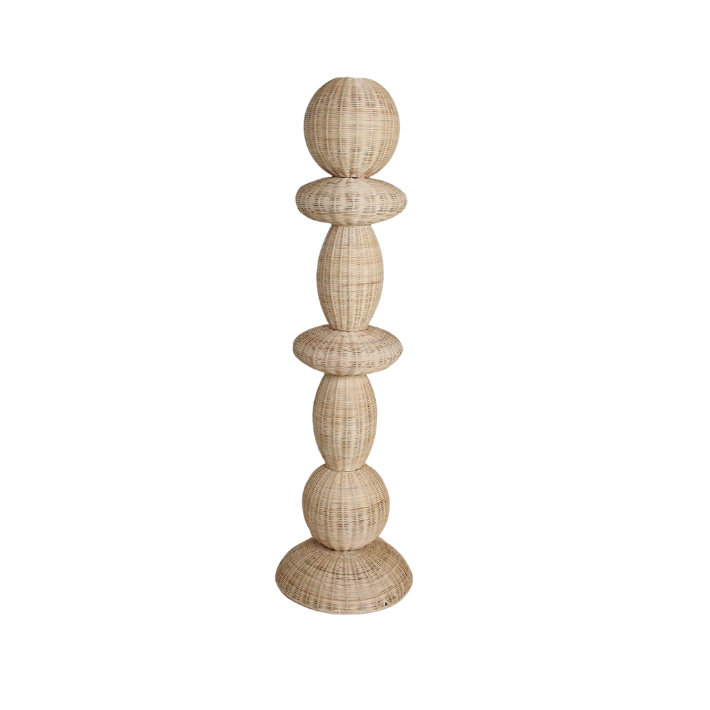Tao rattan floor lamp - 175 cm