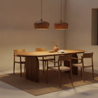Sirocco Teak Dome Pendant Light - Ø 30 x 20 cm