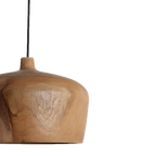 Sirocco Teak Dome Pendant Light - Ø 30 x 20 cm