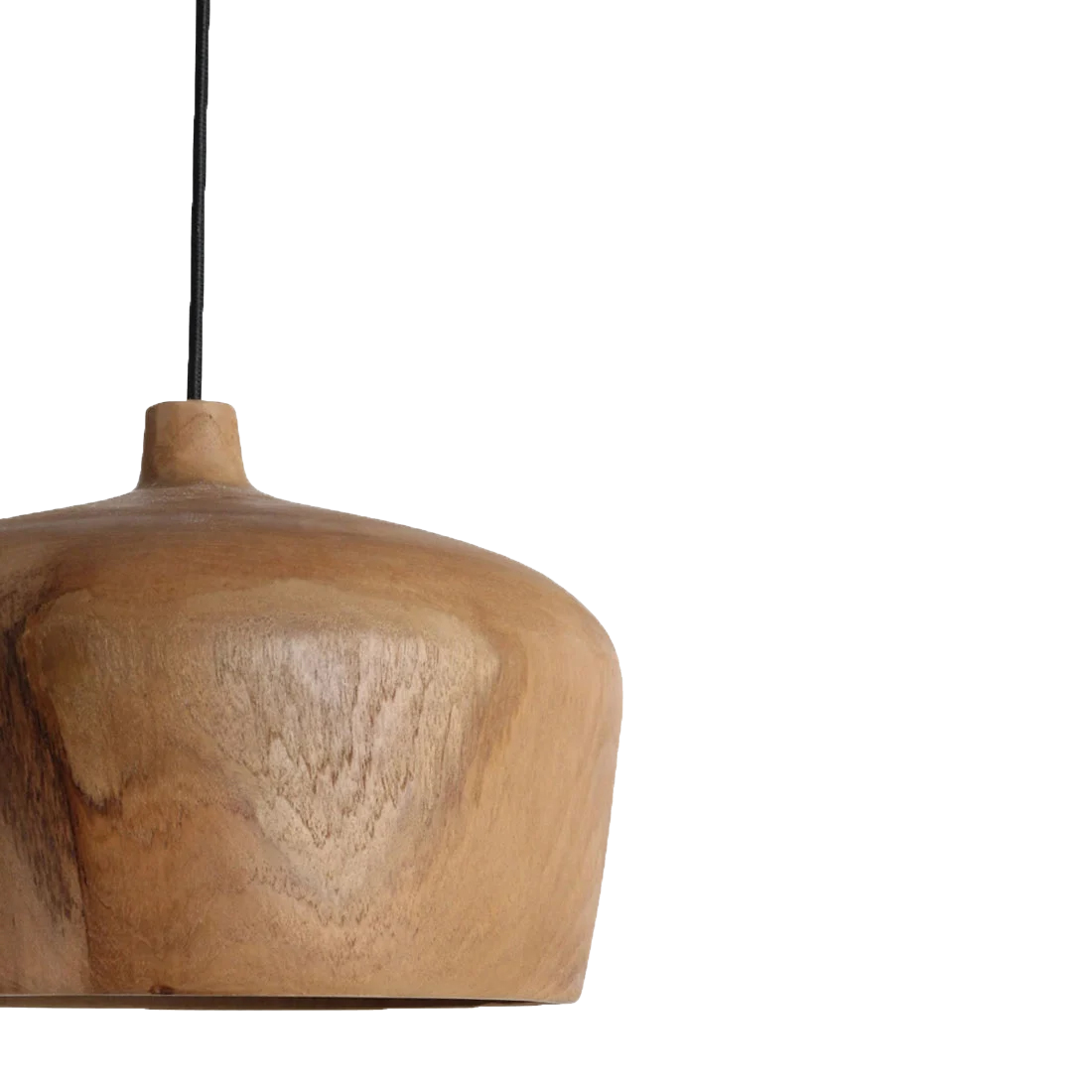 Sirocco suspension en teck Dome - Ø 30 x 20 cm