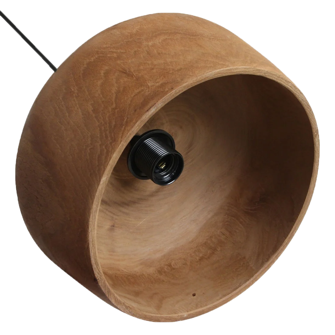 Sirocco Teak Dome Pendant Light - Ø 30 x 20 cm