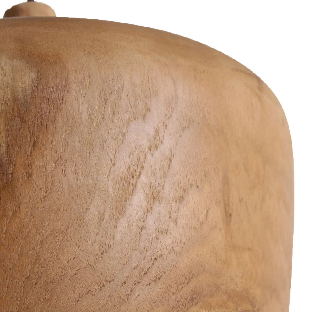 Sirocco Teak Dome Pendant Light - Ø 30 x 20 cm