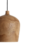 Sirocco Bottle Teak Pendant Light - Ø 25 x 28 cm