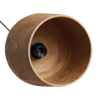 Sirocco Bottle Teak Pendant Light - Ø 25 x 28 cm
