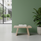 Natural mango wood side table/stool - 40x25x20 cm