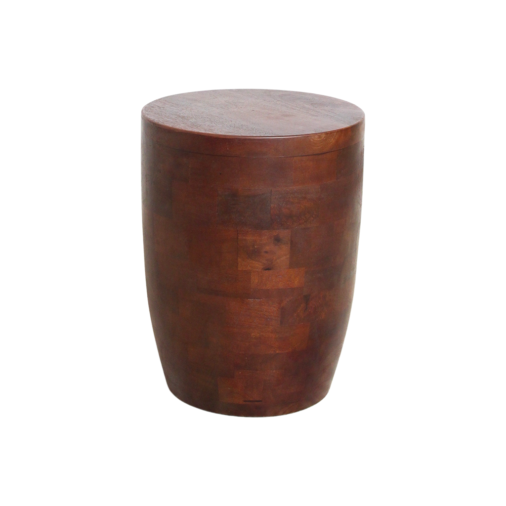 Pacific Tuvalu Mango Wood Stool/Side Table