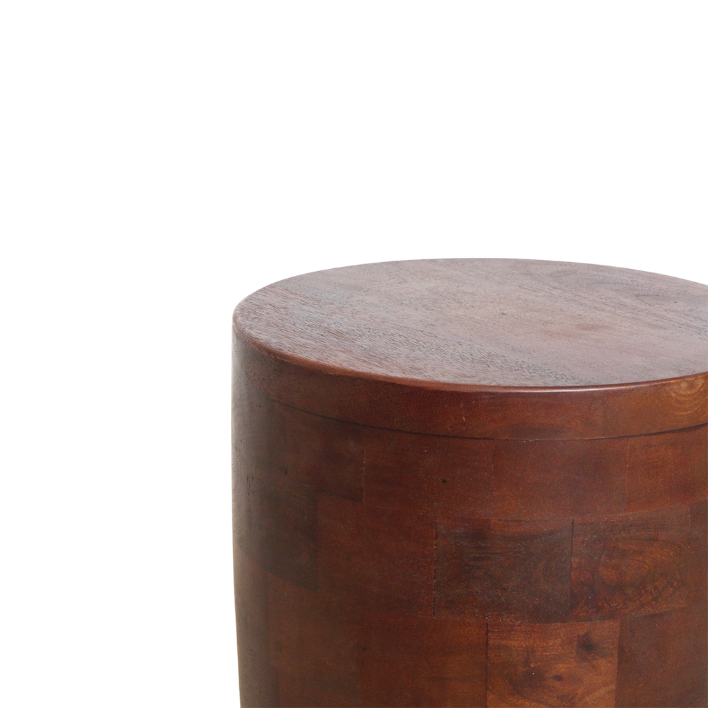 Pacific Tuvalu Mango Wood Stool/Side Table
