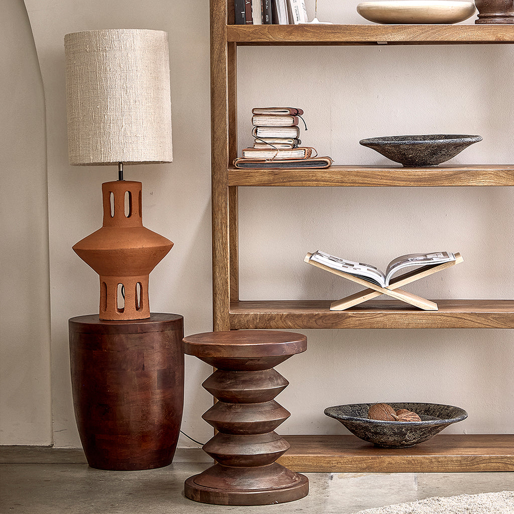 Pacific Tuvalu Mango Wood Stool/Side Table