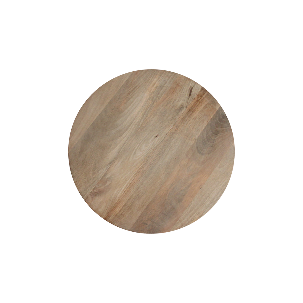 Bullnose Inverted Side Table, natural finish Ø 55 cm