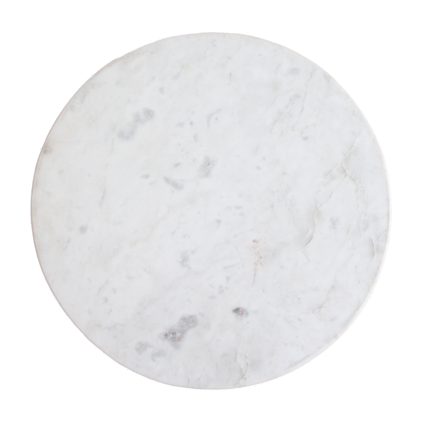 Table d'appoint en marbre Malakka - blanche