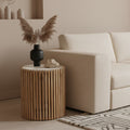 Infinity Round Marble Side Table