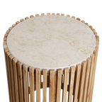 Infinity Round Marble Side Table