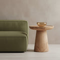 Nero Ray teak side table - natural teak