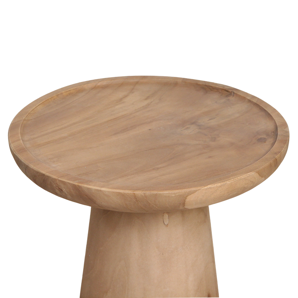 Nero Ray teak side table - natural teak