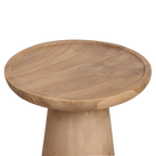 Nero Ray teak side table - natural teak