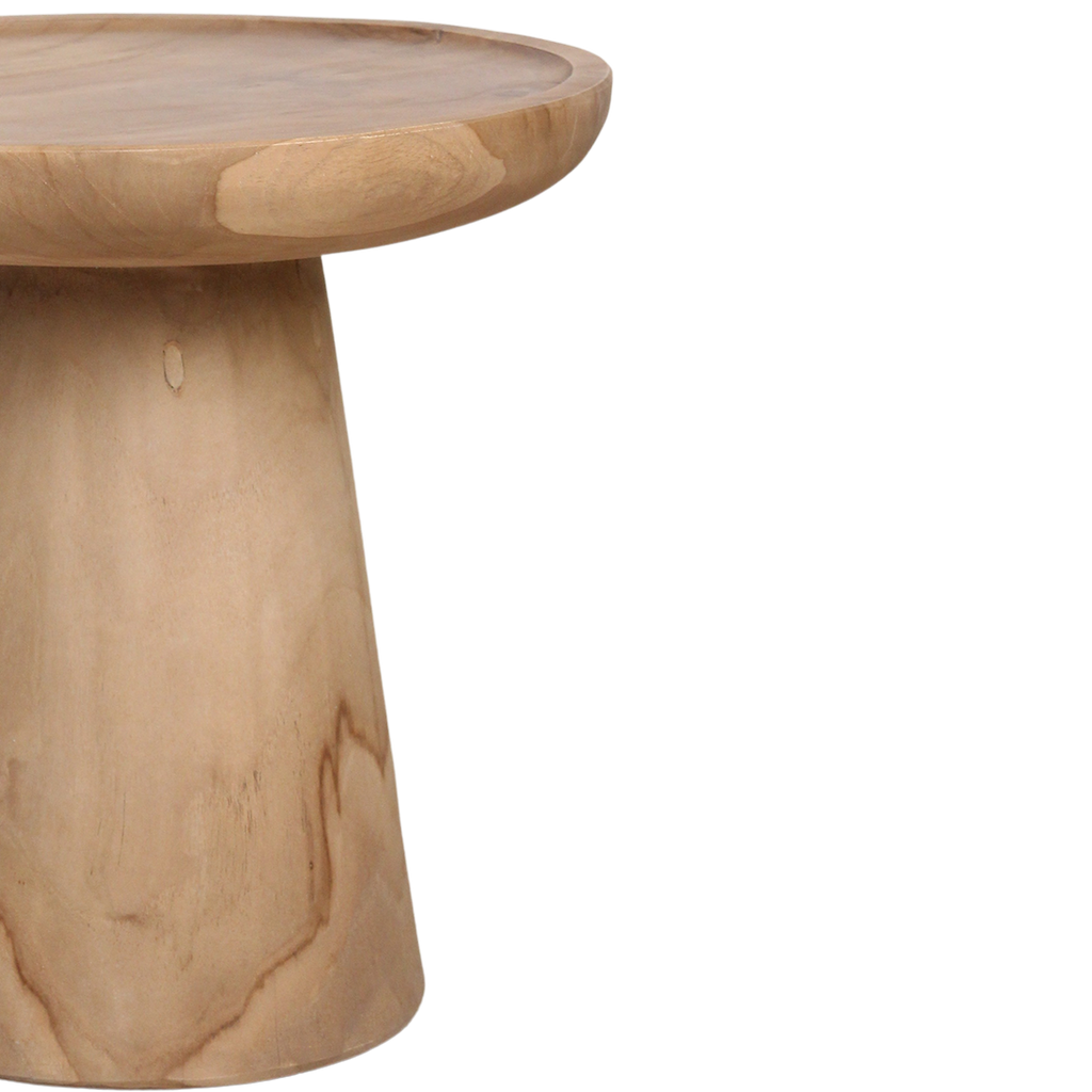Nero Ray teak side table - natural teak