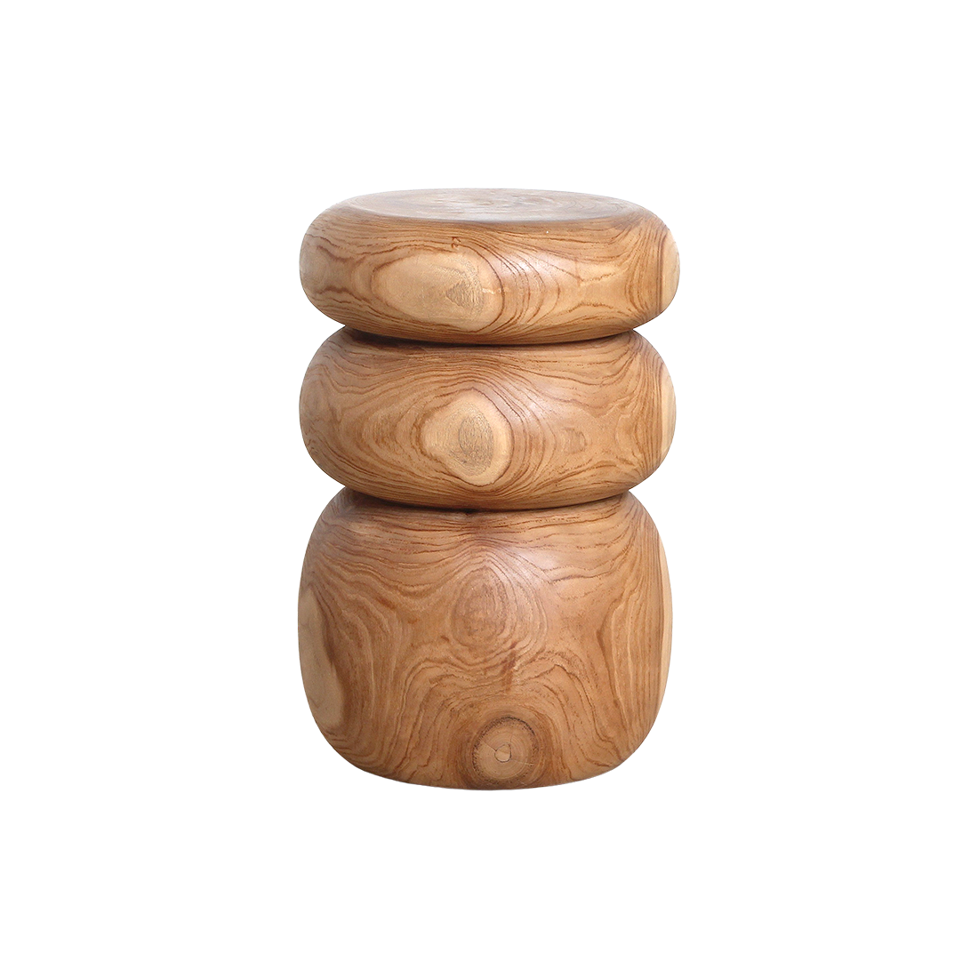 Tao table d'appoint/tabouret en teck - 30x30x45 cm