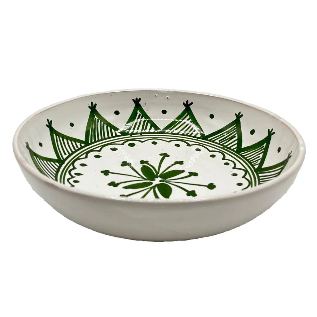 Assiette Creuse En Céramique Tunisienne Peinte À La Main #2 Etnico del Mondo