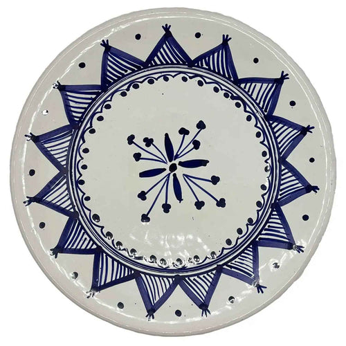 Assiette Décorative En Céramique Tunisienne Peinte À La Main #2