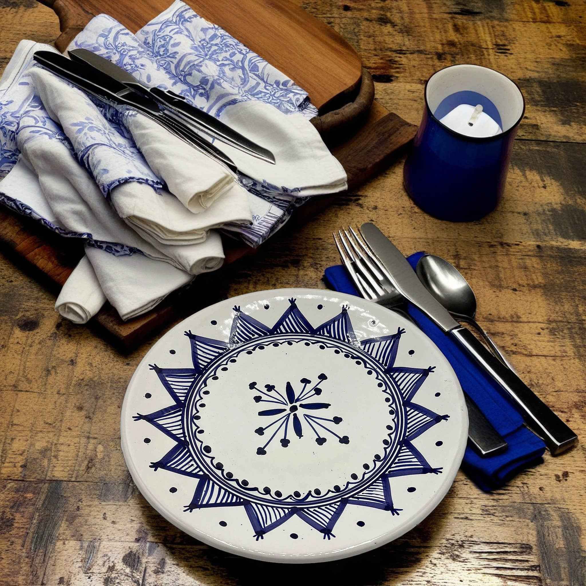 Assiette Décorative En Céramique Tunisienne Peinte À La Main #2