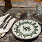 Assiette Décorative En Céramique Tunisienne Peinte À La Main #3
