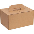 Boîte kraft à anse 32,5 × 22 × 17 cm