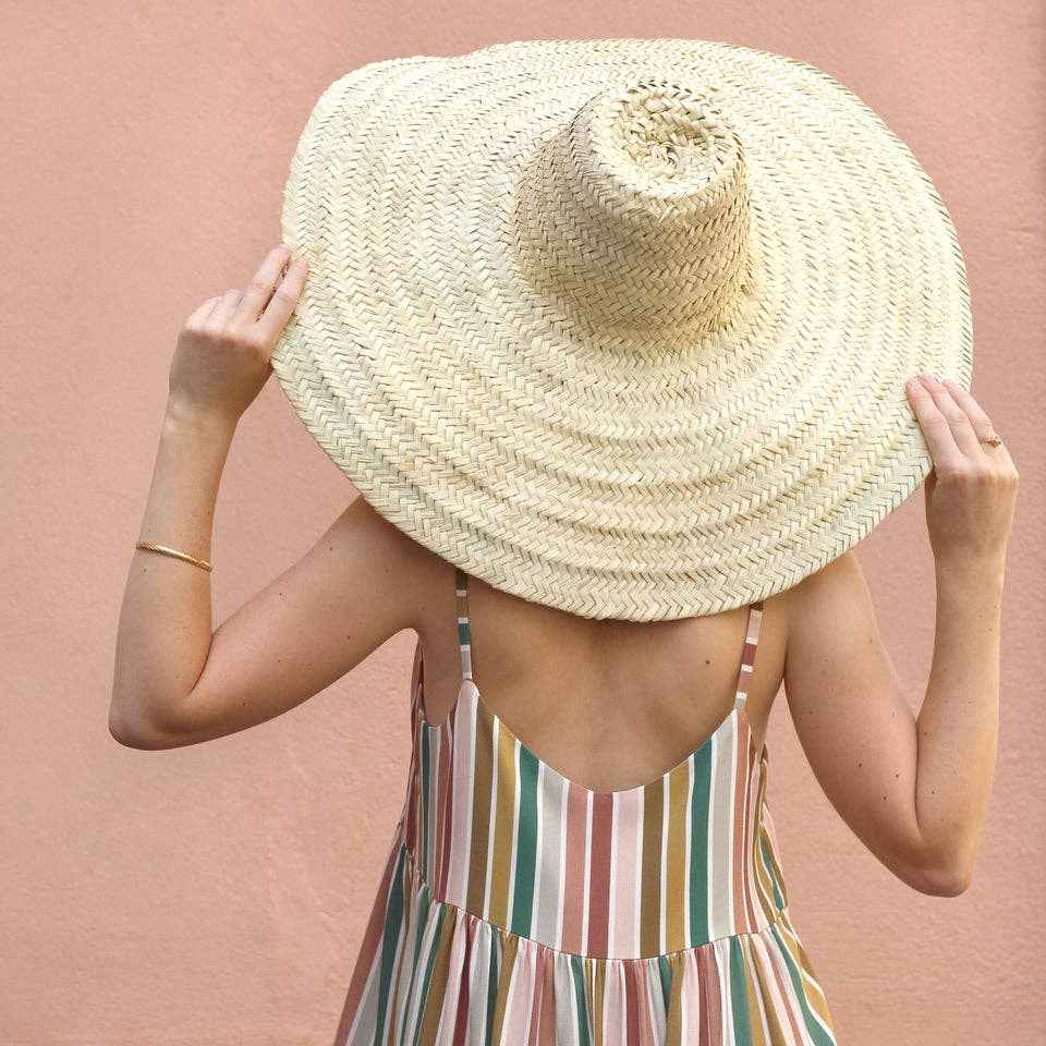 Chapeau de paille pour femmes – Style vacances d'été et de printemps