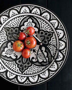 Plat En Terre Cuite De Safi, Artisanat Marocain 23 cm #9